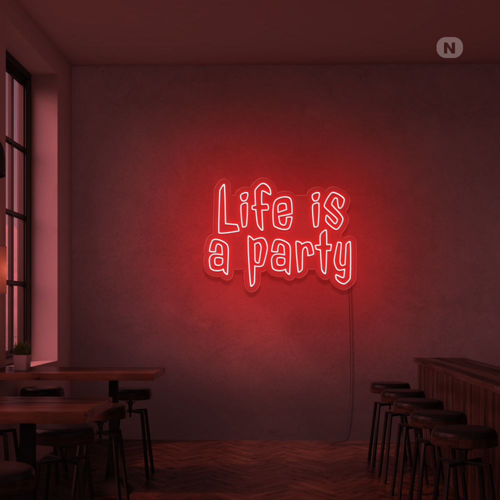 Neon Verlichting Life is a Party