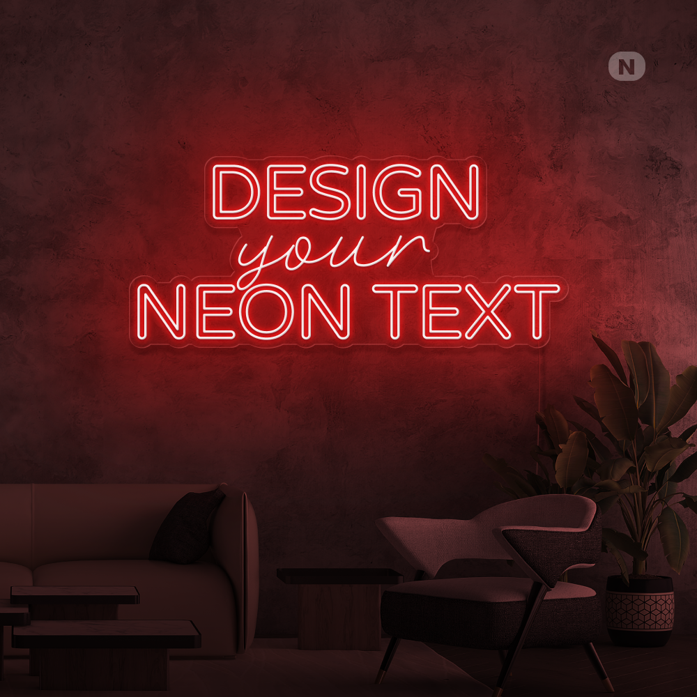 Design your neon text