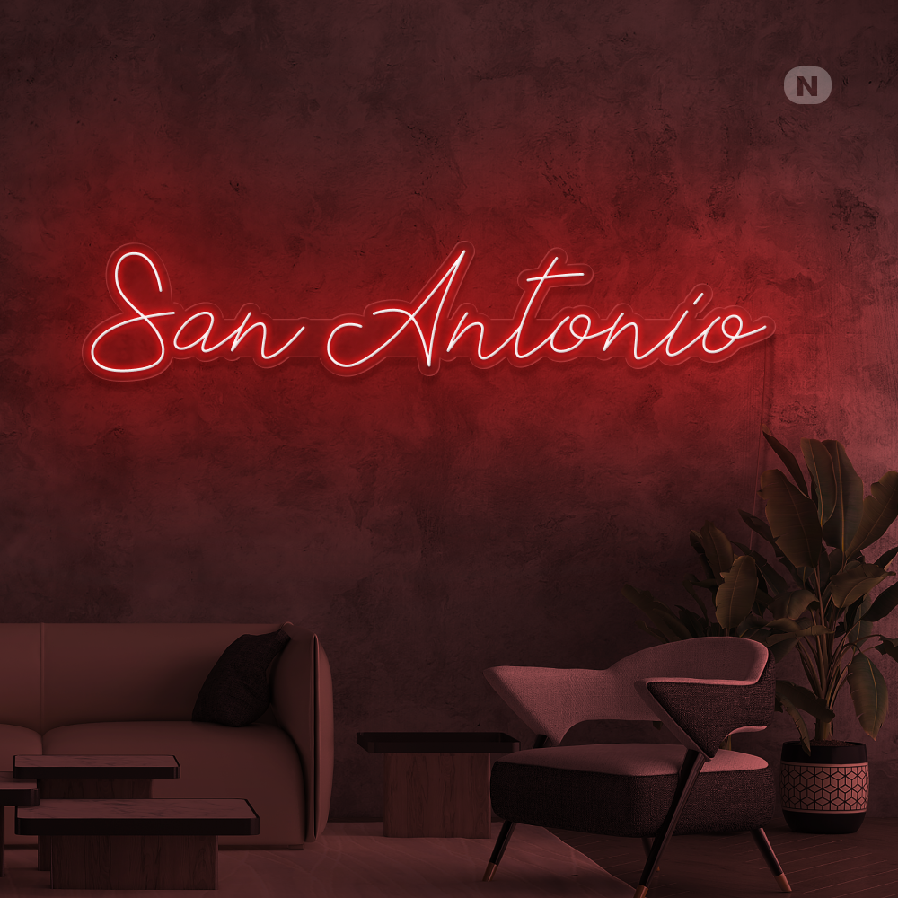 Neon sign San Antonio
