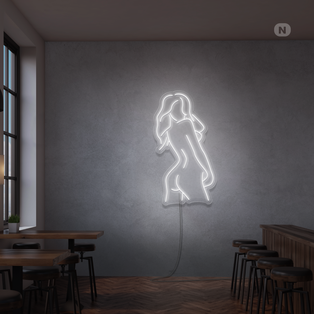 Neon Sign Exotic Girl