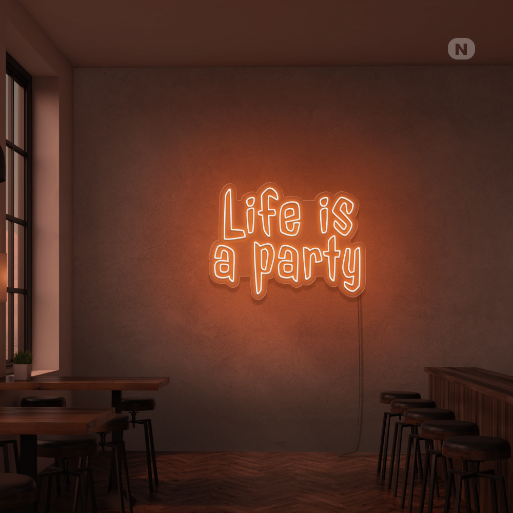 Neon Verlichting Life is a Party