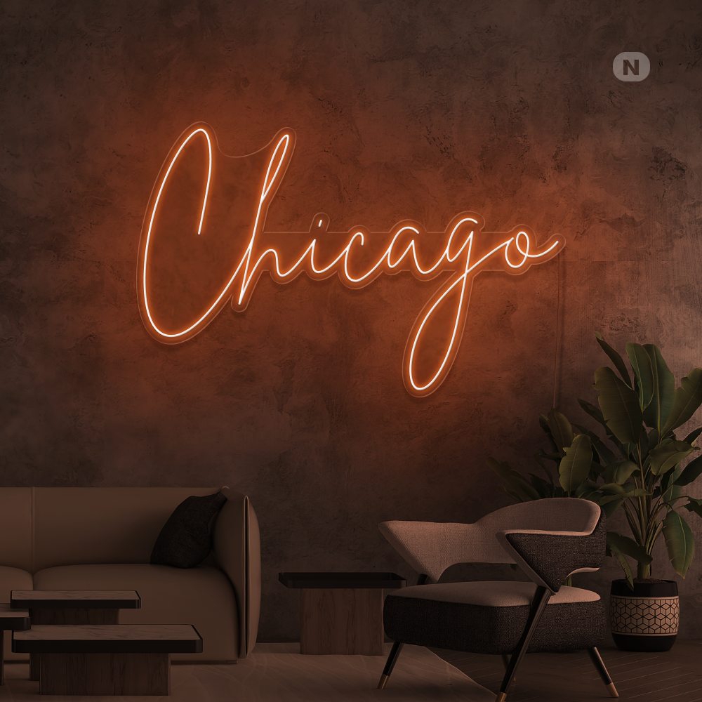 Neon sign Chicago