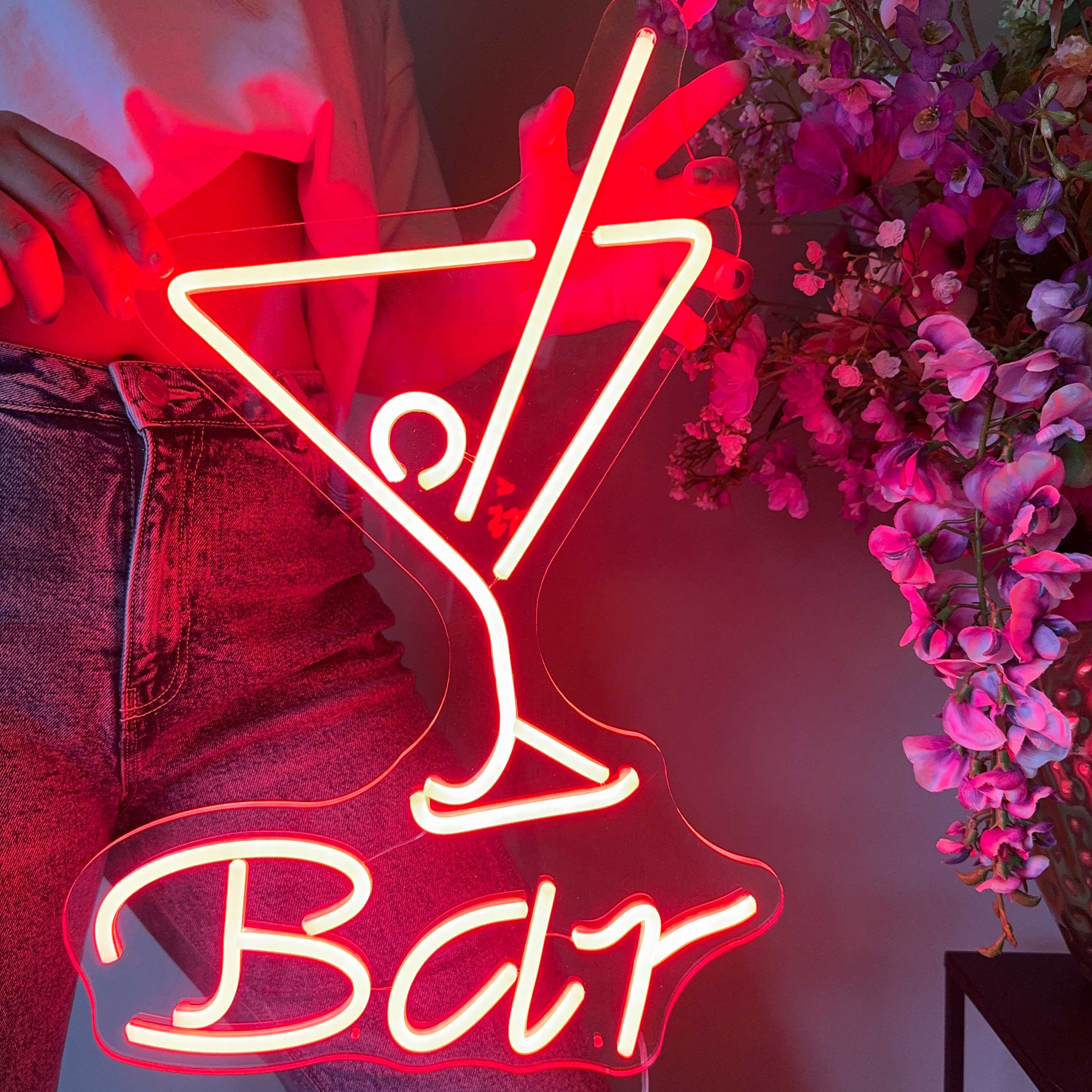 Neon Sign Cocktail Bar