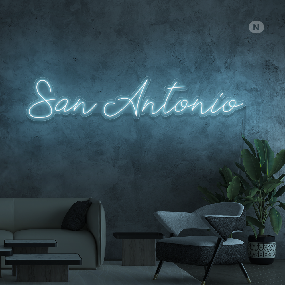 Neon sign San Antonio