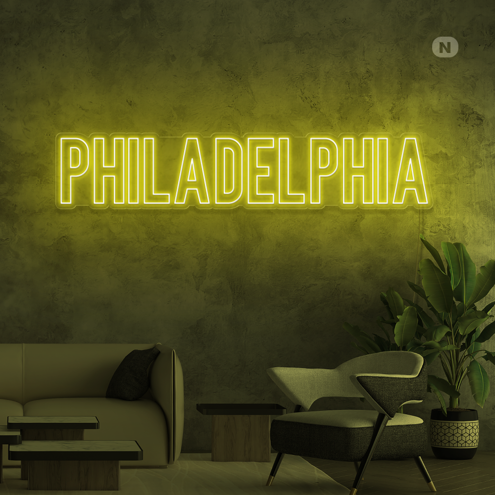 Neon sign Philadelphia