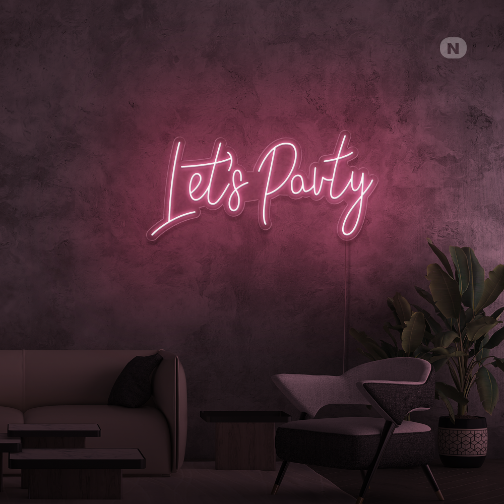 Neon Verlichting Let's Party