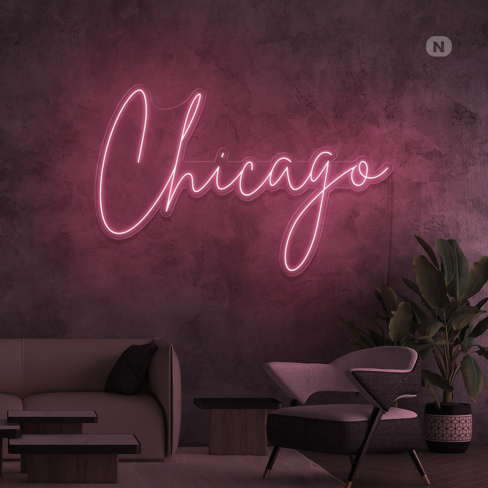 Neon sign Chicago