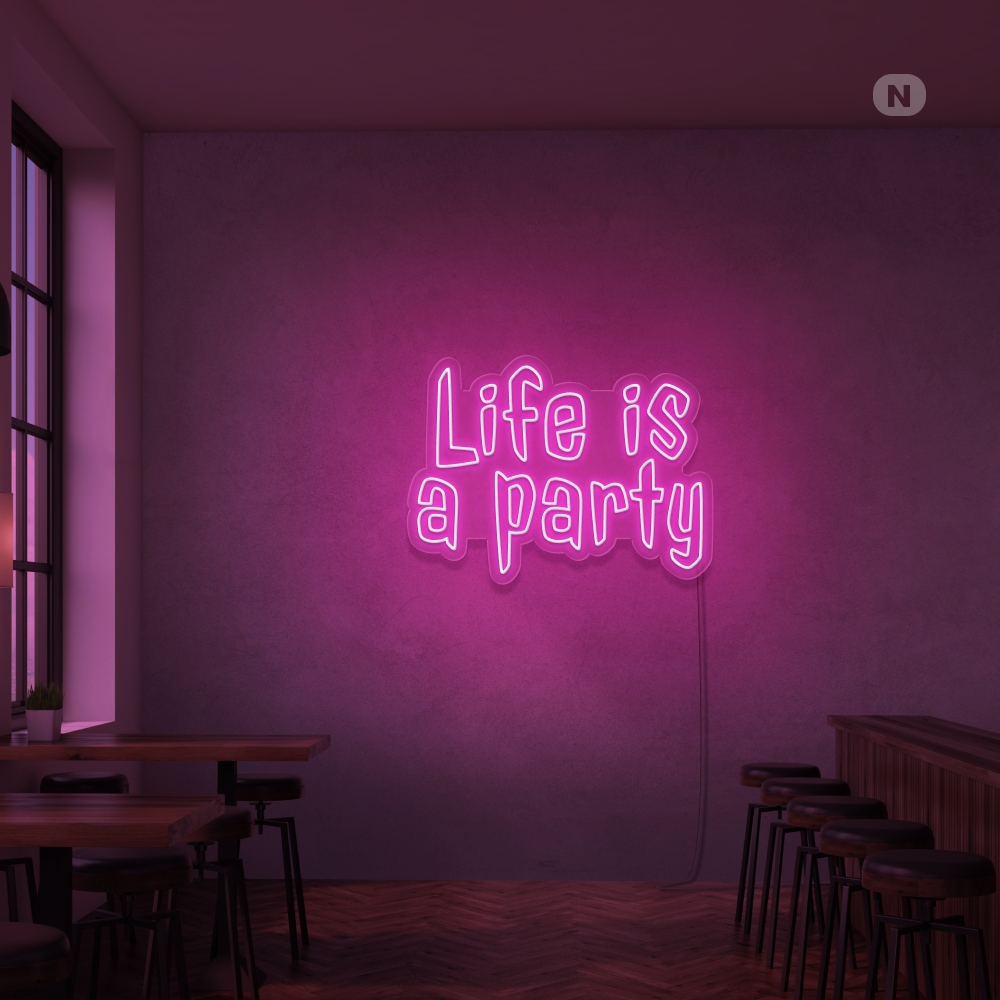 Neon Verlichting Life is a Party