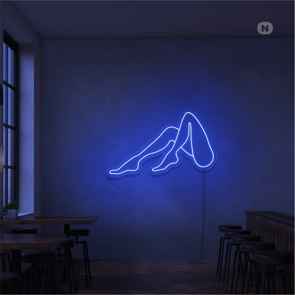 Neon Verlichting Vrouwen Benen