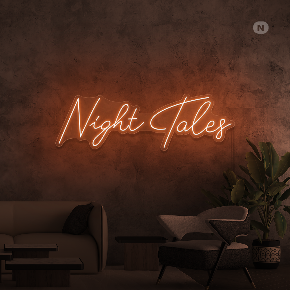 Neon Sign Night Tales