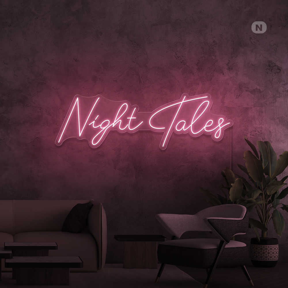Neon Sign Night Tales