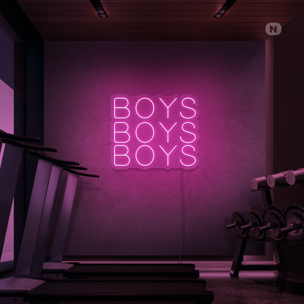 Neon Sign Boys Boys Boys