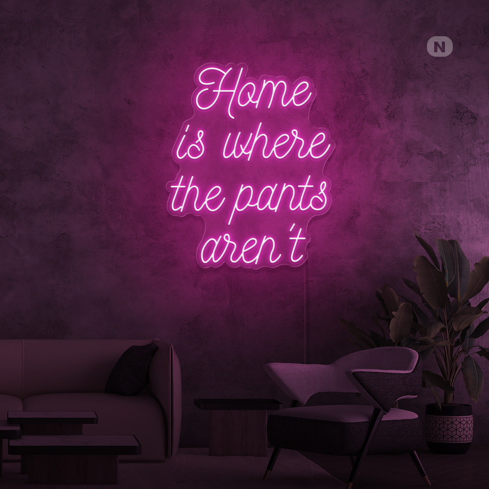 Neon Sign Quote Home
