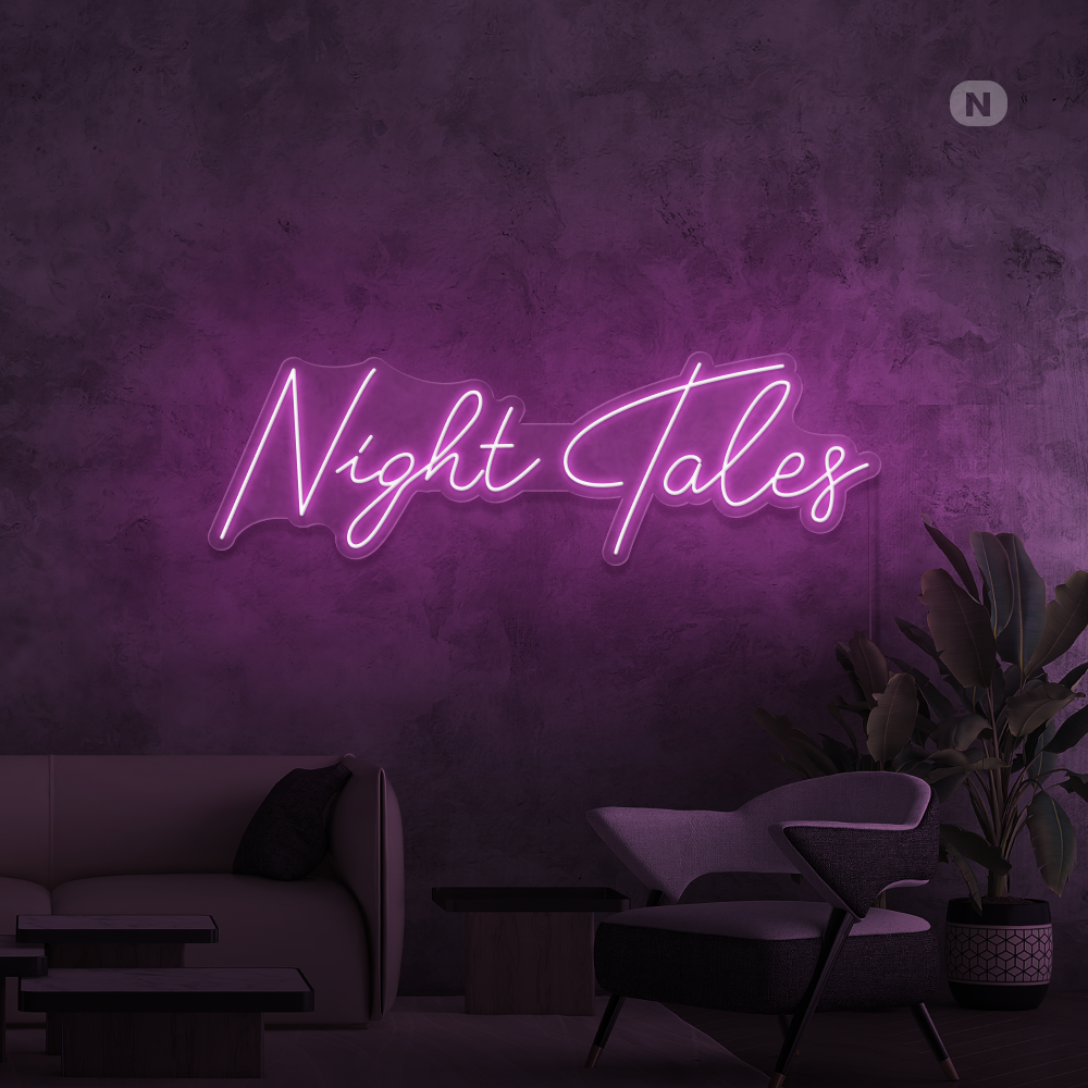 Neon Sign Night Tales