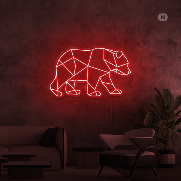 Neon Sign  Bear