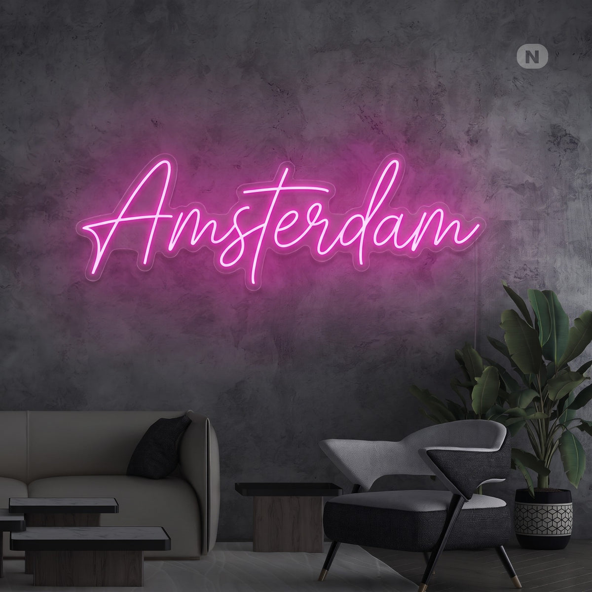 Toilet neon sign