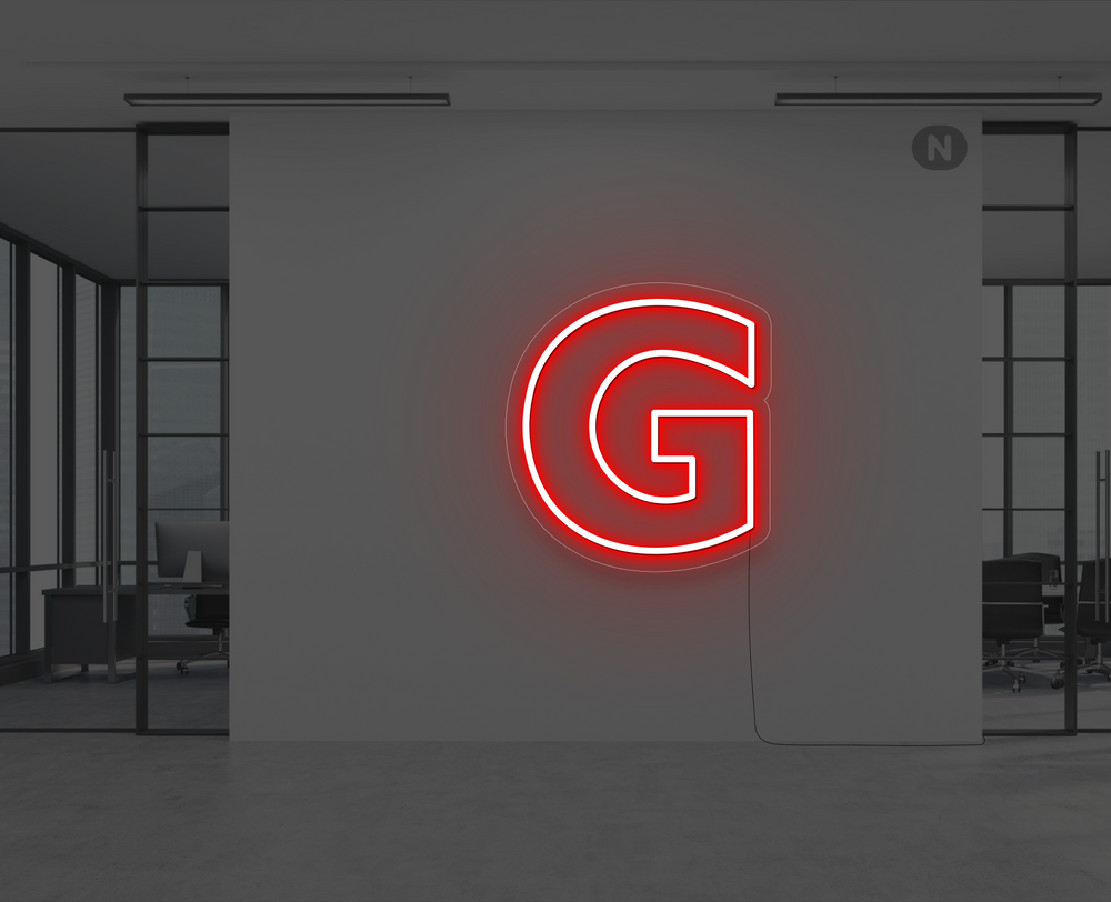 Neon Letter G