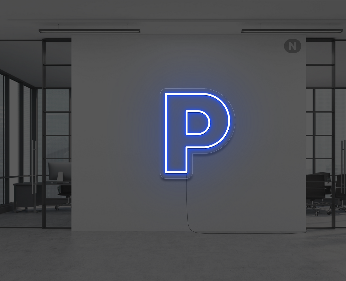 Toilet neon sign