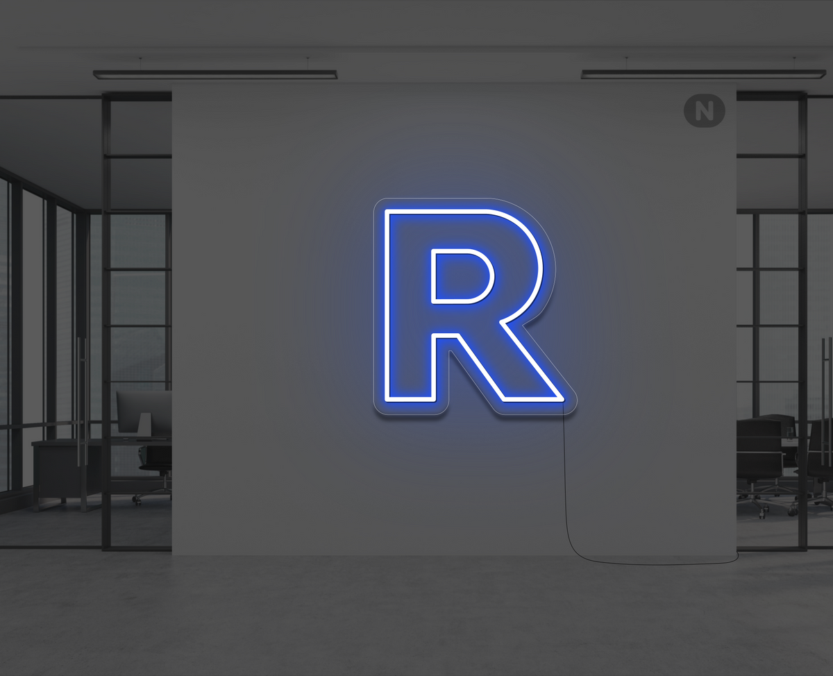 Toilet neon sign