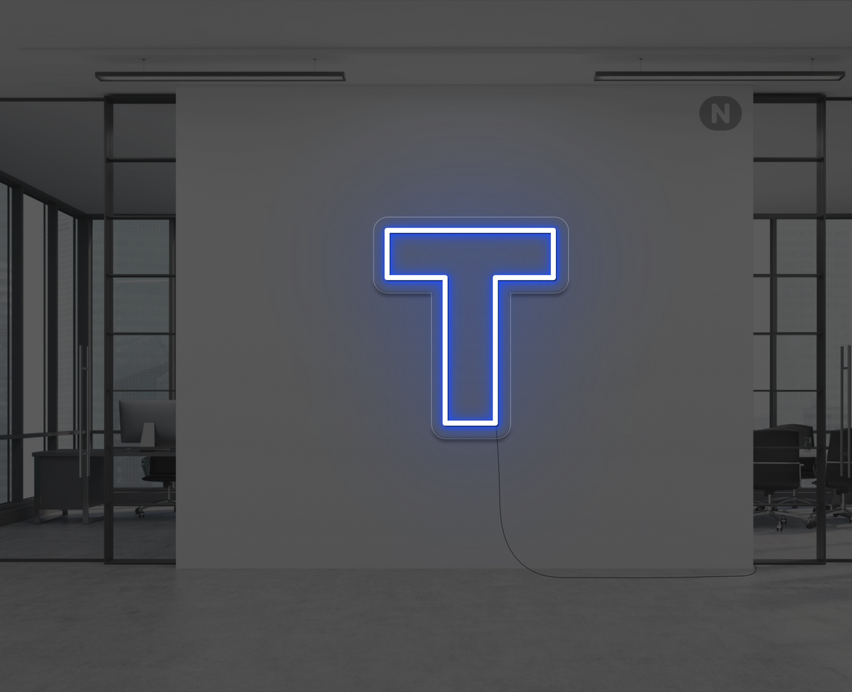 Toilet neon sign