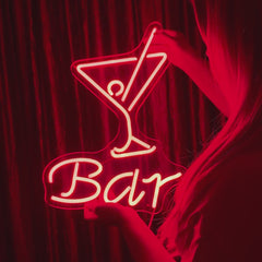 Neon Sign Cocktail Bar