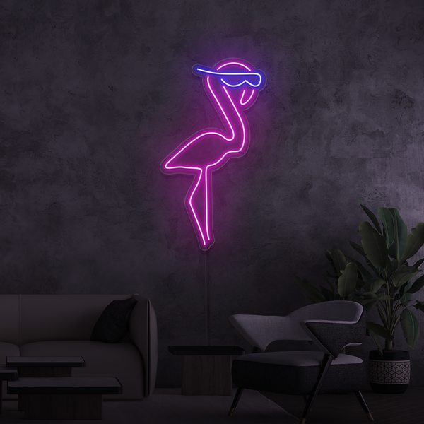 Neon Sign Flamingo