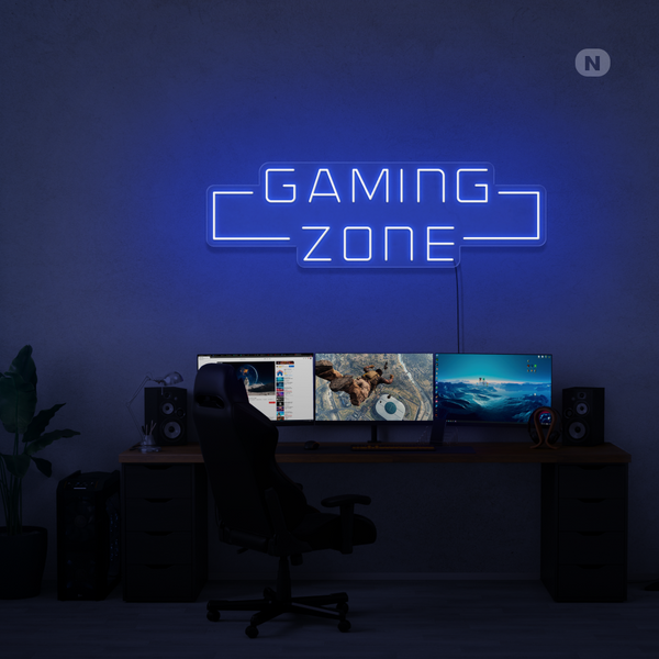 Neon Verlichting Gaming Zone | Neonbord voor je Gamekamer